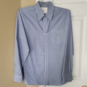 Westherprrof Vintage L9ng Sleeve Dress Shirt, Size Small, Mens